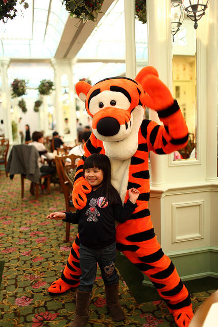 Tigger is the best performer that night!